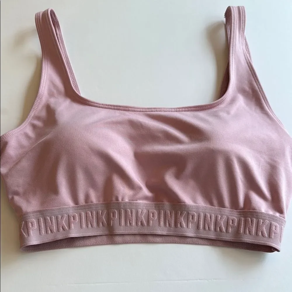 VICTORIA'S SECRET PINK ULTIMATE LIGHTLY LINED BRA PINK SMALL DD